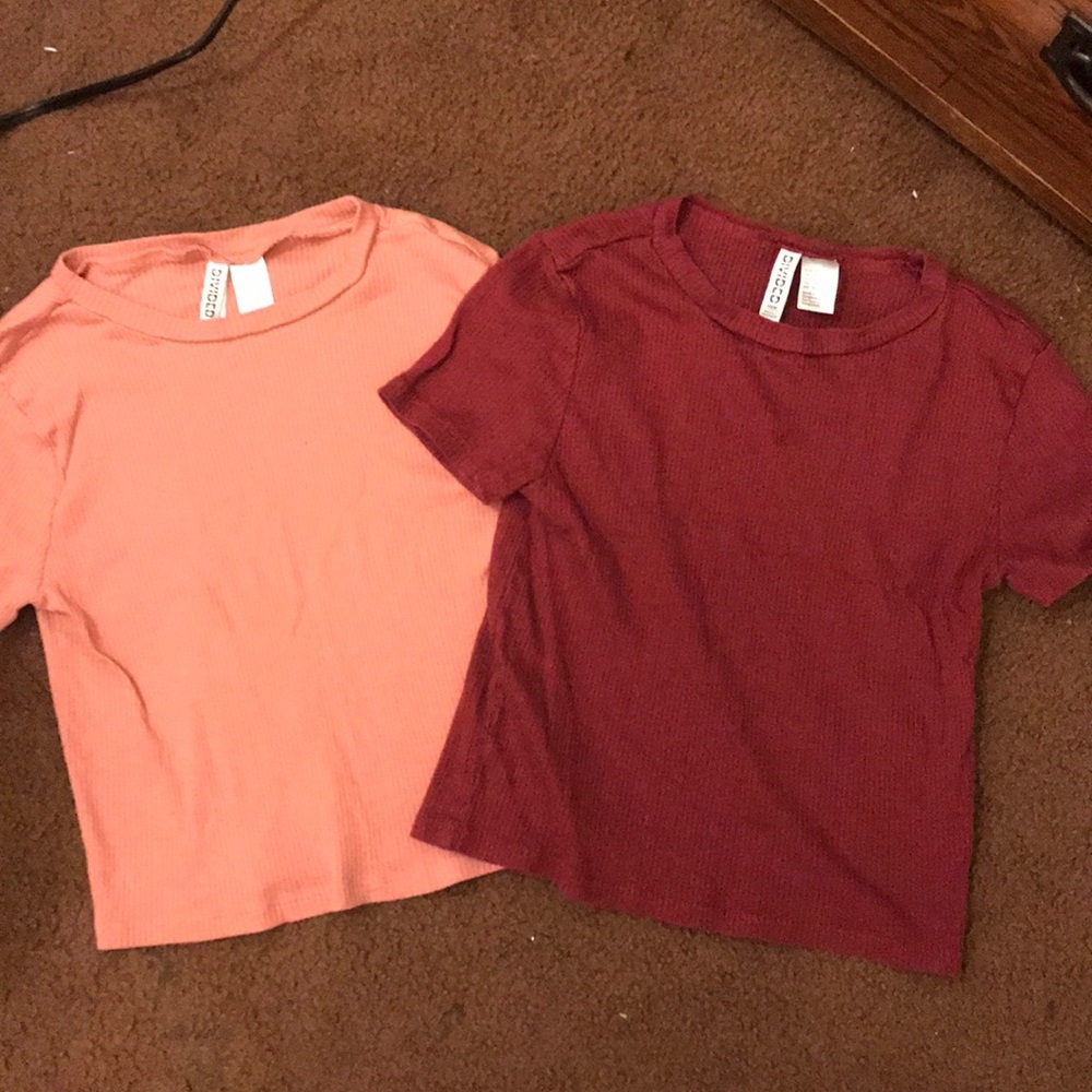 two cute plain tops.